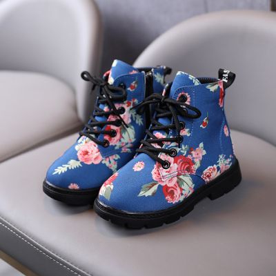 Ghete NEIMBLANITE albastre - Flowers LI629-5-bo4