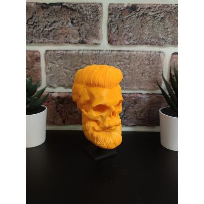 Figurina 3d beard skull
