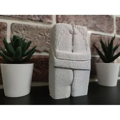 Figurina 3d Brancusi - Sarutul