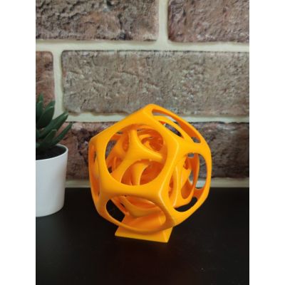 Figurina 3d dodechaedron