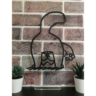 Figurina 3d pisica