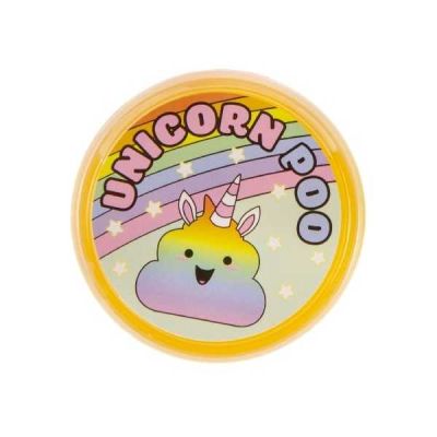 Gelatina modelatoare slime Unicorn Poo cu figurina unicorn LG Imports LG9431 BBJLG9431_Portocaliu