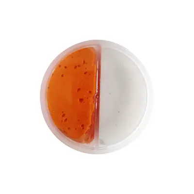 Plastilina saritoare Neon 2 culori 7x6cm LG Imports LG9421 BBJLG9421_Alb/Portocaliu