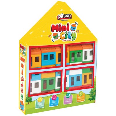 Set constructie pilsan mini city 40 piese hubpl-03-101