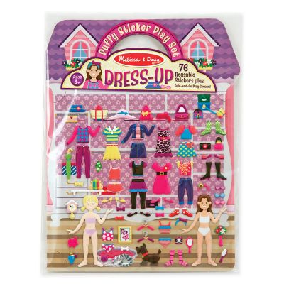 Abtibilduri pufoase imbracaminte melissa and doug - okemd2195