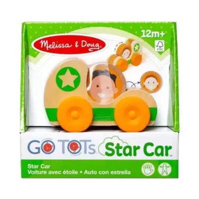 Masinuta din lemn green star colectia go tots - okemd30748