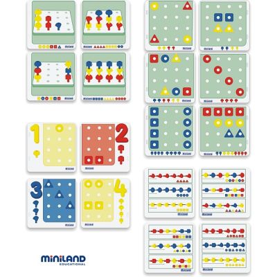 Mozaic jumbo pentru activitati matematice miniland - okeml31785