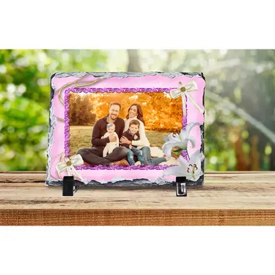 Placa Ardezie Iarna In Familie