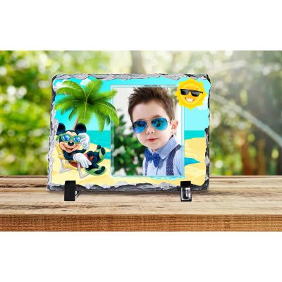 Placa ardezie mickey la plaja