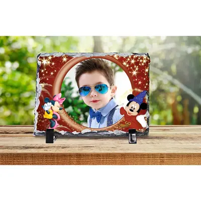 Placa Ardezie Mickey Si Minnie