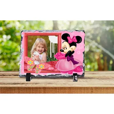 Placa Ardezie Minnie Mouse