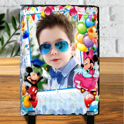 Placa Ardezie Minnie Si Mickey Mouse 2