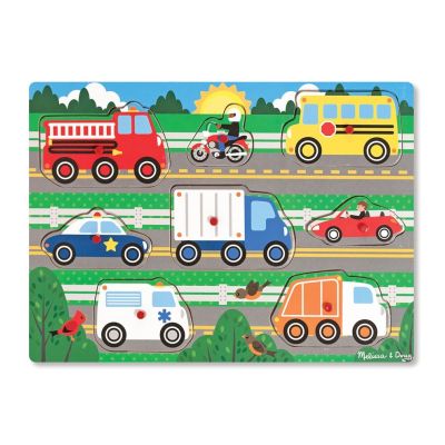 Puzzle din lemn vehicule cunoscute - okemd9051