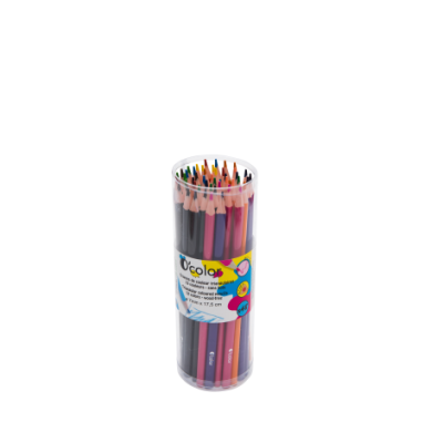 Set 48 creioane colorate triunghiulare - okelfc1852