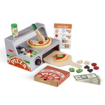 Set de joaca din lemn cuptorul de pizza - melissa and doug - okemd9465