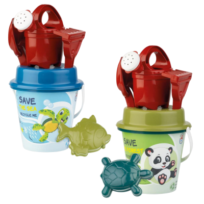 Set jucarii apa si nisip galetusa cu unelte recycled - okeagi1335-0ric