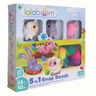 LALABOOM JOC DE DEZVOLTARE BEBE MONTESSORI 25 PIESE VIV61872