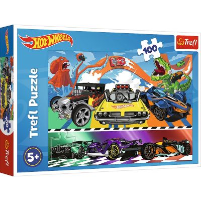 PUZZLE TREFL 100 HOT WHEELS MASINILE DE CURSE VIV16466