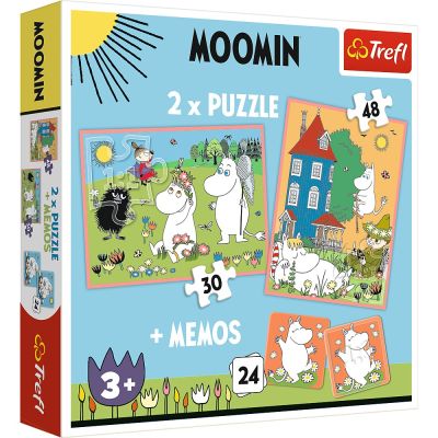 PUZZLE TREFL 2IN1 MEMO MOOMIN VIV93054