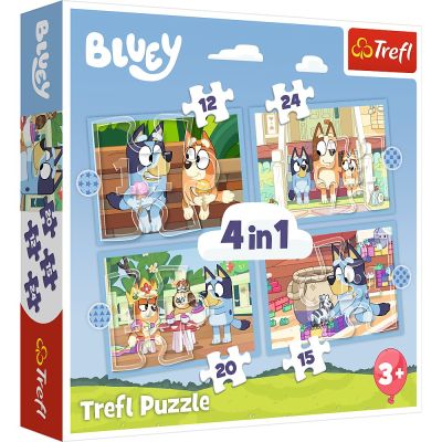 PUZZLE TREFL 4IN1 BLUEY SI LUMEA EI VIV34637