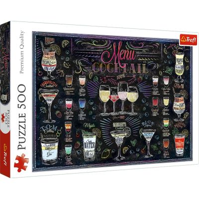 PUZZLE TREFL 500 MENIUL DE COCKTAILURI VIV37452