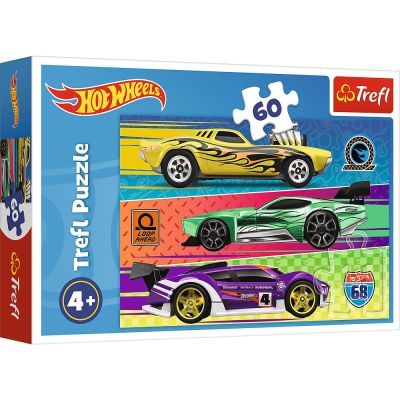 PUZZLE TREFL 60 HOT WHEELS CURSA VIV17389