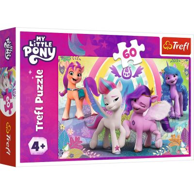 PUZZLE TREFL 60 MY LITTLE PONY IN LUMEA PRIETENIILOR VIV17390