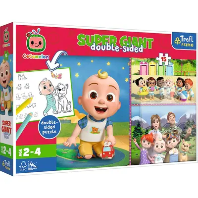 PUZZLE TREFL PRIMO SUPER GIANT 15 COCOMELON VIV42011