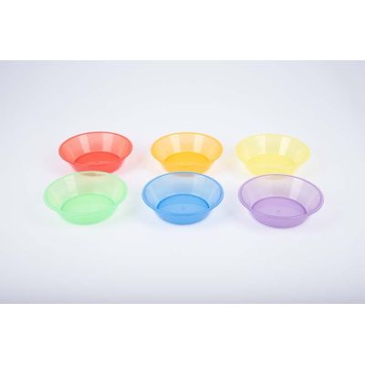 Set de 6 boluri translucide colorate pentru activitati senzoriale - oketik73117