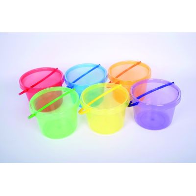 Set de 6 galetuse translucide colorate pentru activitati senzoriale - oketik73101
