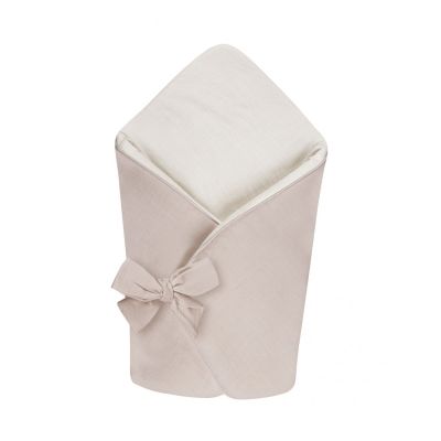 Wrap Babyhorn Nou Nascut, Paturica De Infasat Cu Doua Fete, Cu Multiple Utilizari, Din In, Natural Si Bej Pjb489504