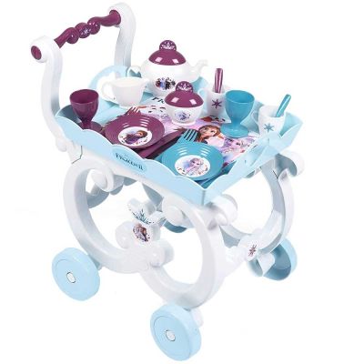 Carucior servire ceai smoby frozen 2 xl cu 17 accesorii hubs7600310517