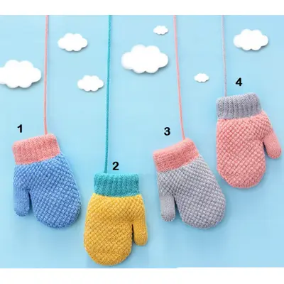 Manusi imblanite cu snur pentru bebelusi MDHT2023-84