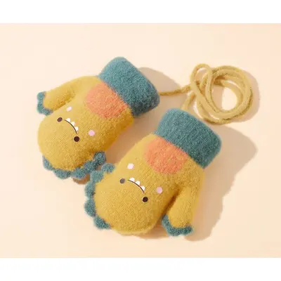 Manusi imblanite pentru bebelusi - Dino LIHT2023-82-1