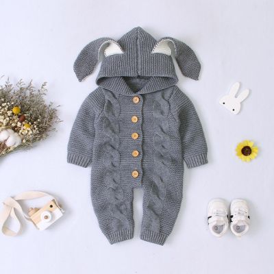 Salopeta crosetata pentru bebelusi - Bunny AD914-1-DE6