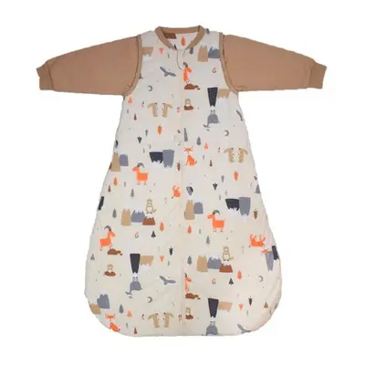 Sac de dormit cu maneca lunga detasabila Mountain Animals 110 cm 2.5 Tog BBXCJ773-25LS