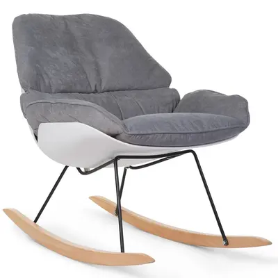 Scaun balansoar Childhome Alb/Gri ERFCH-CHRLCH