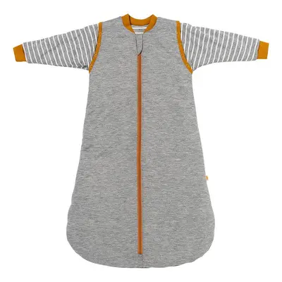 Sac de dormit cu maneca lunga detasabila Gray Mottled Stripes 70 cm 2.5 Tog BBXCJ991-25LS