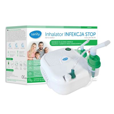 Aparat aerosoli Sanity Stop Infectie,  functionare continua, viteza de nebulizare reglabila,... BITSanitystopinfectie