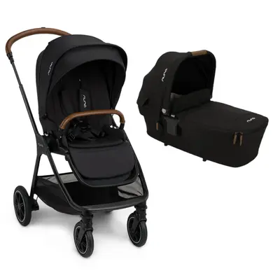 Nuna - set carucior compact triv next caviar + landou lytl caviar bbbcc13150cvrglset