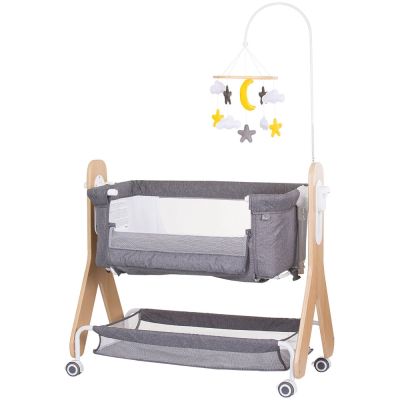 Patut co-sleeper chipolino heart 2 heart graphite hubkosh2h02301gt