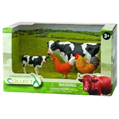 Set de 4 figurine pictate manual ferma 1 89263 - okecol89263lob