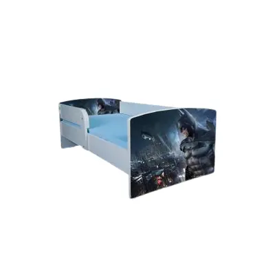 Pat Baieti 2-12 Ani Cu Personaj Batman, Sertar Si Saltea SafeNest 160x80 - Ptv1686