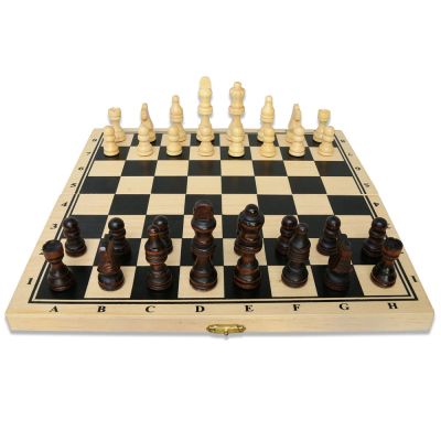 Joc noris deluxe wooden chess hubs606108014
