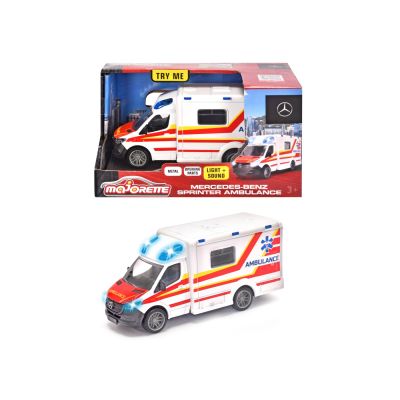 MAJORETTE AMBULANTA MERCEDES BENZ SPRINTER CU LUMINI SI SUNETE VIV213712001038