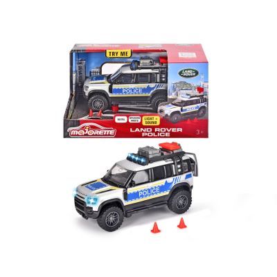 MAJORETTE MASINA DE POLITIE LAND ROVER CU LUMINI SI SUNETE VIV213712000038