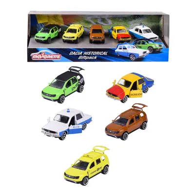 MAJORETTE SET 5 MASINUTE METALICE DACIA VIV212053166SRO