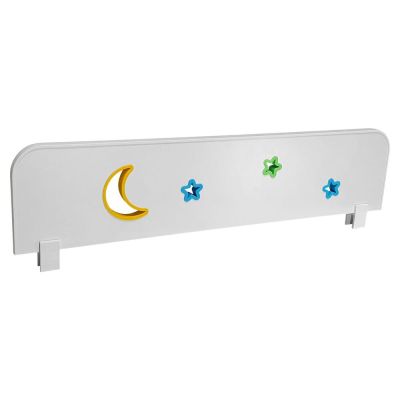 Paravan Protectie Pat Copii Sky-b Cu Decupaje Si Ornamente Colorate - 70 X 18 Cm - ASC-par-i-dec-sky-b
