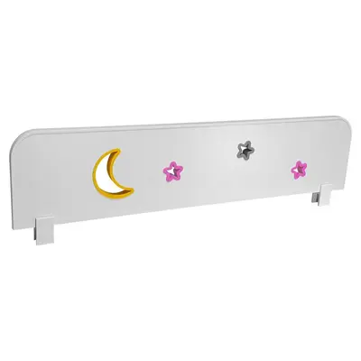 Paravan Protectie Pat Copii Sky-f Cu Decupaje Si Ornamente Colorate - 70 X 18 Cm - Pc-p-par-i-dec-sky-f