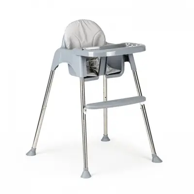 Scaun de masa 2 in 1 cu tapiterie ecotoys hc-135c - gri edeedihc-135cgray